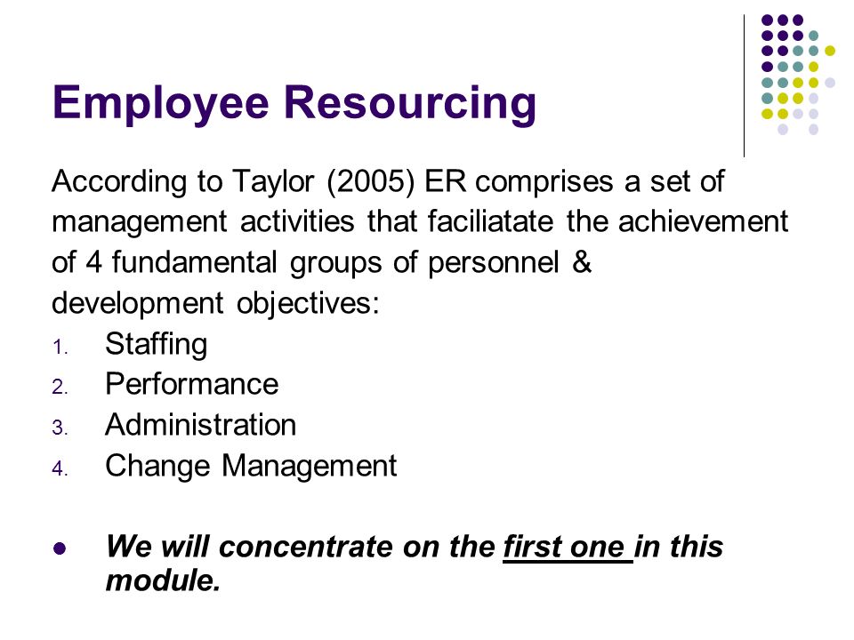 Project resourcing